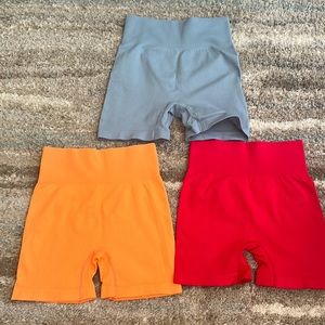 3 Women Biker Shorts. Size Medium in Women’s!